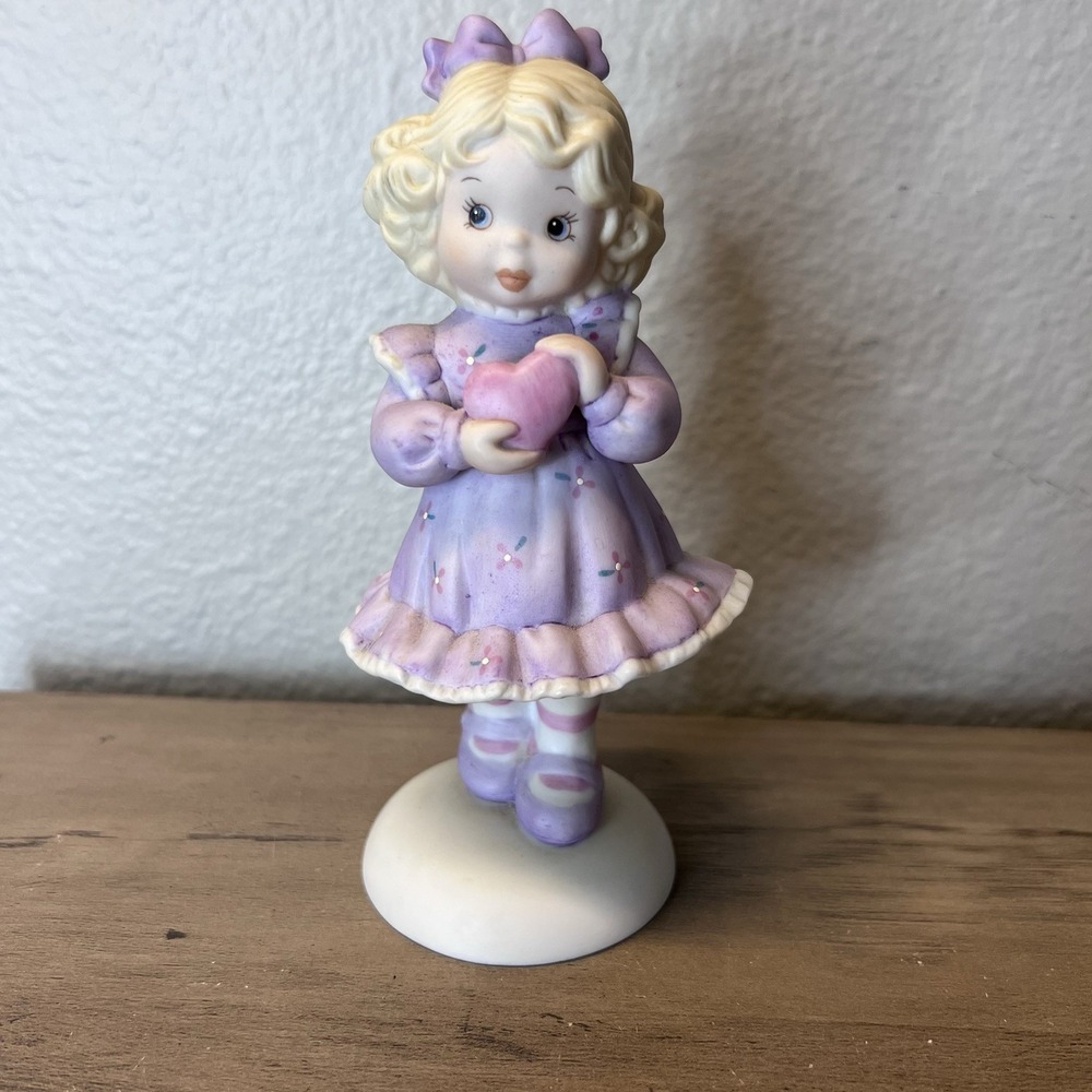 Vintage 1992 Enesco Sisters & Best‎ Friends Girl Heart A Friend Is Someone Who…